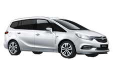 Car Hire Leamington Spa - Vauxhall Zafira 7-Seater - Minibus hire Leamington spa